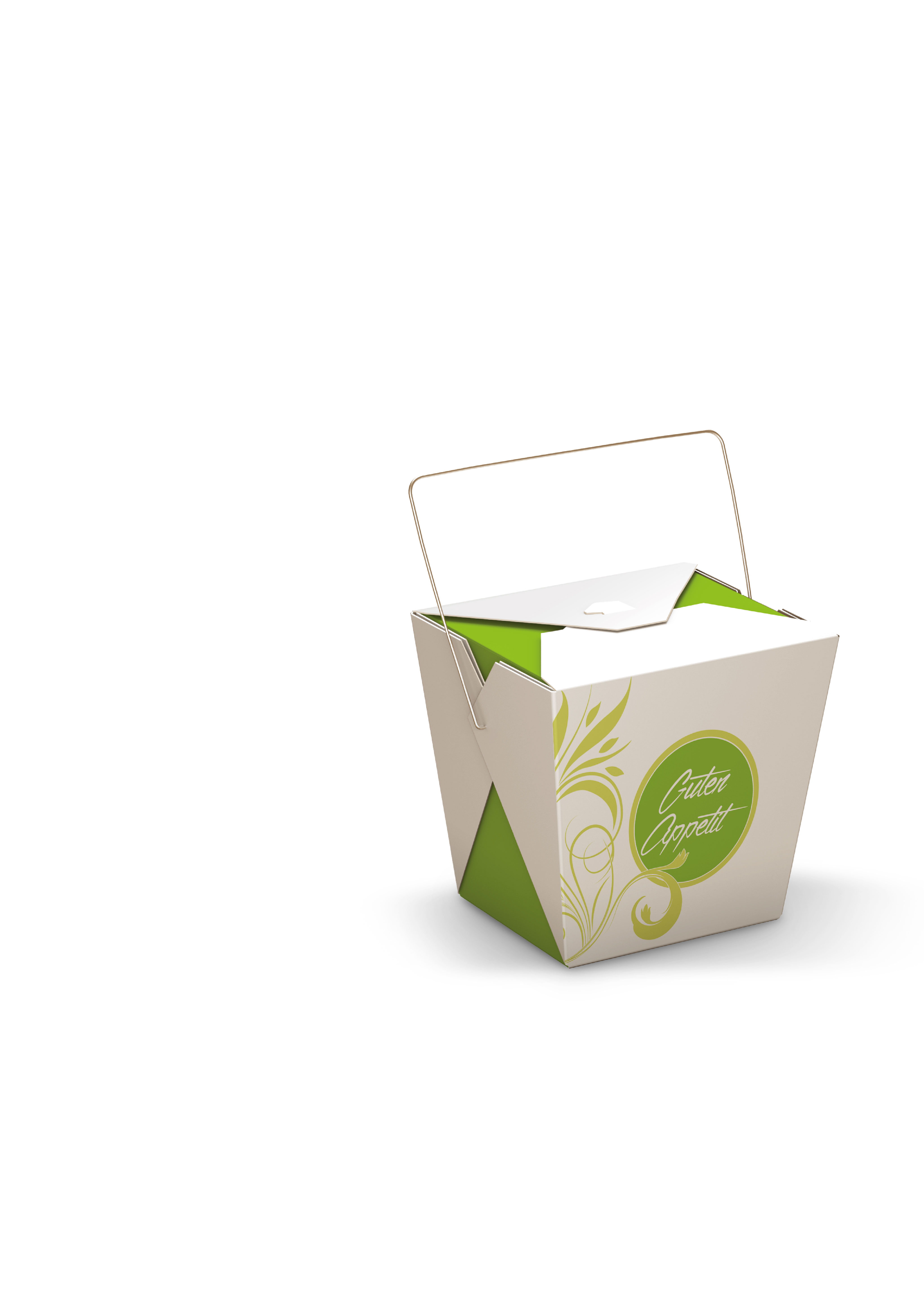 Faltbox mit Henkel "Green Flower"