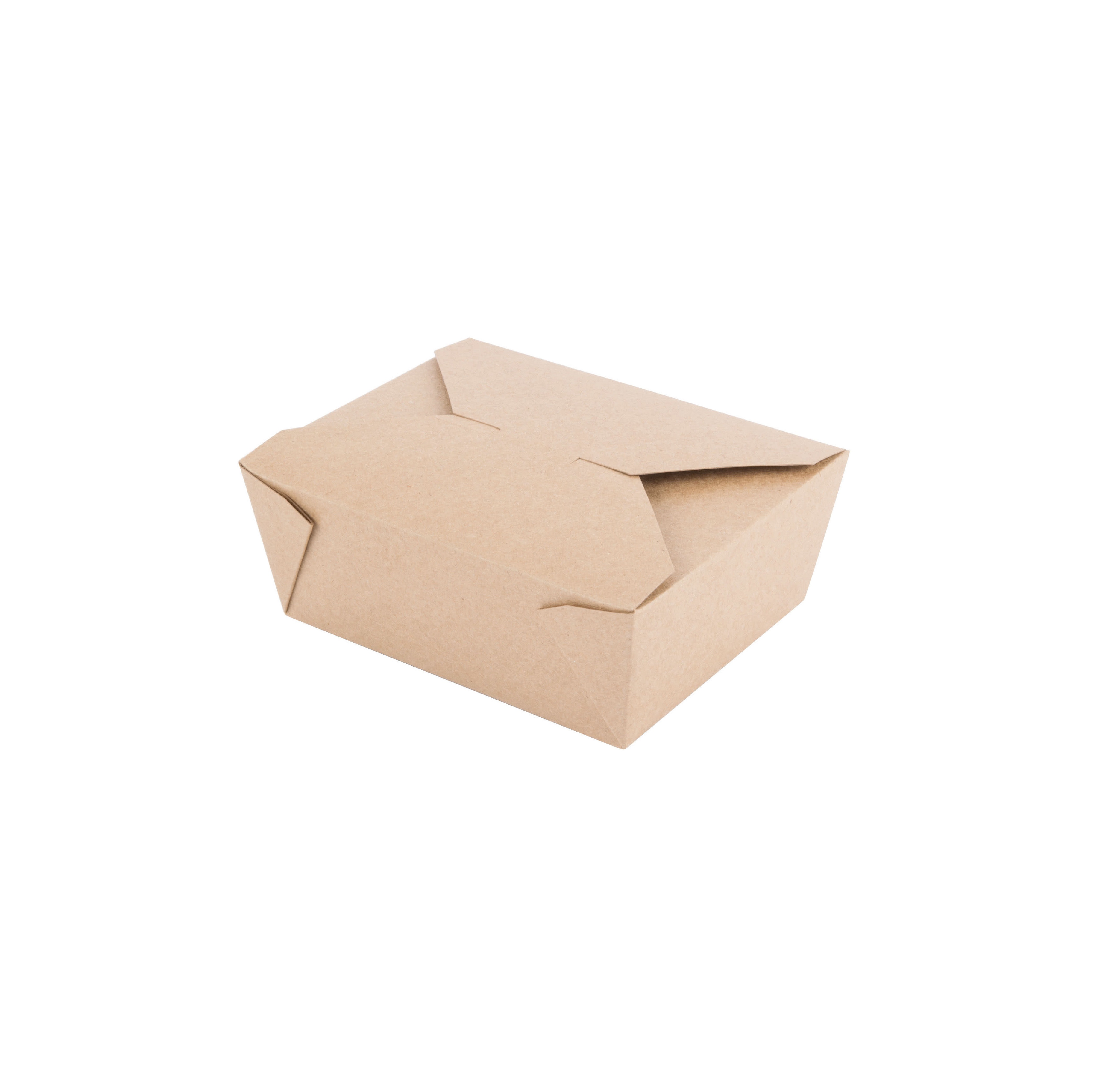 Take-Out-Box aus Hartpapier in Braun